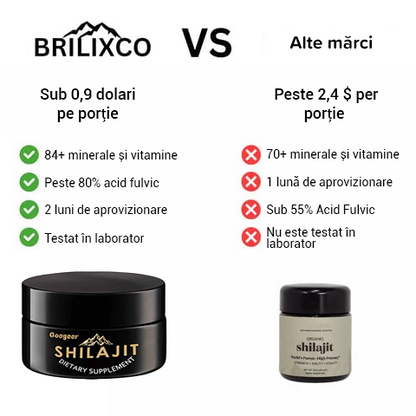 Shilajit Bifurcația naturală absolută pentru sănătate, putere și frumusețe